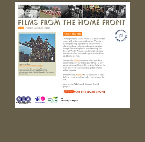 Films from the Home Front