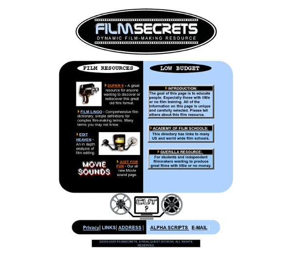 FilmSecrets - Dynamic Film Resource
