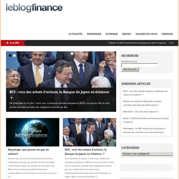 Le Blog Finance