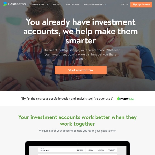 FutureAdvisor: Your Online Investment Advisor