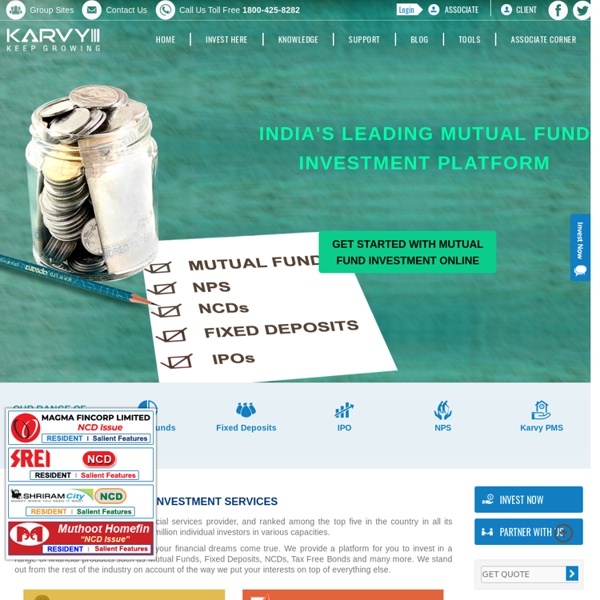 Financial Investment - Online Mutual Fund Investment Platform
