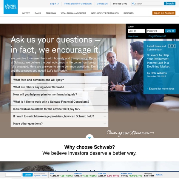 Charles Schwab: Investment Services Including Online Investing