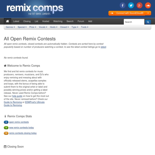 Find A Remix Contest - Remix Comps