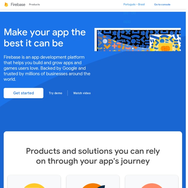 Firebase - A scalable real-time backend for your website
