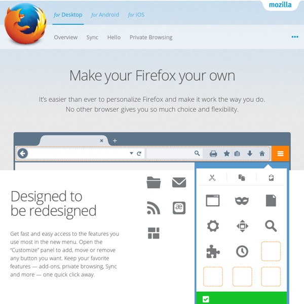 Customize your Web with free add-ons