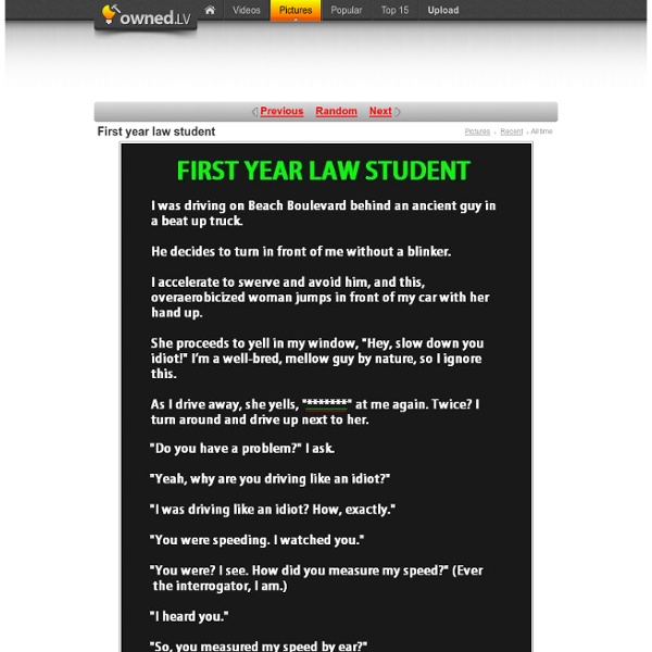 First year law student