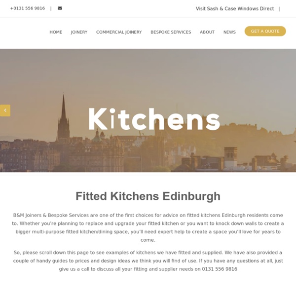 Fitted kitchens edinburgh