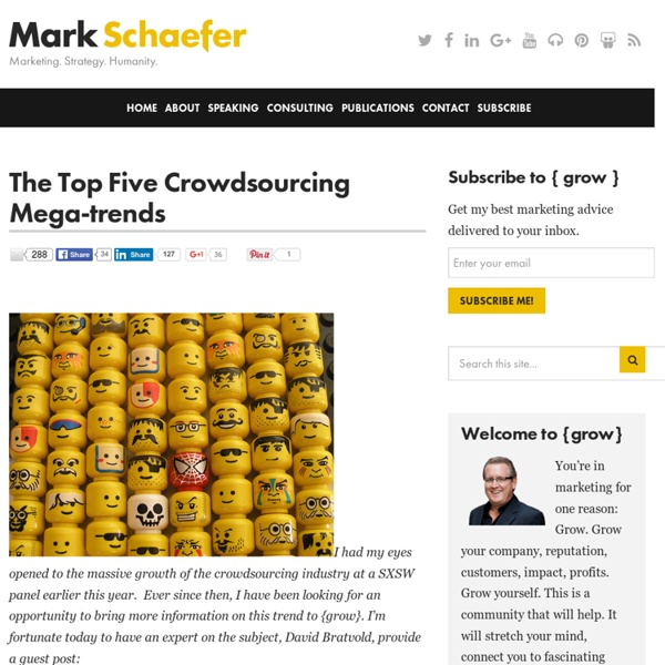 The Top Five Crowdsourcing Mega-trends