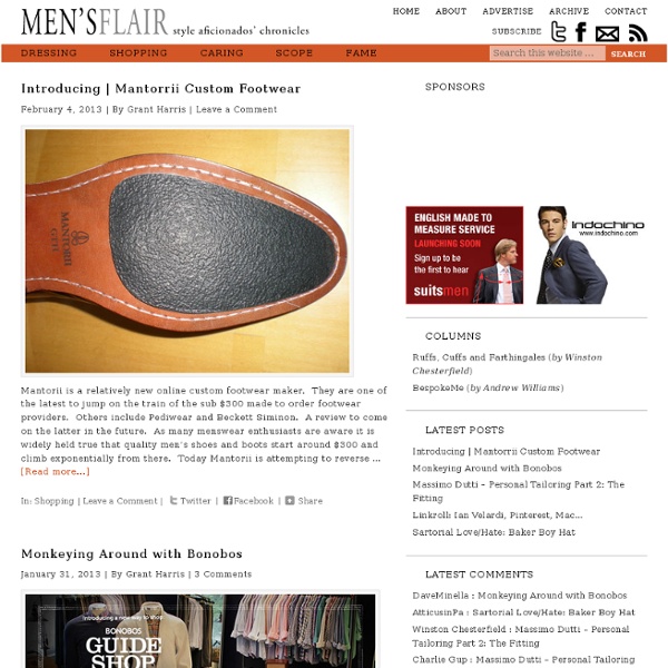 Men's Fashion and Style Magazine - Men's Flair