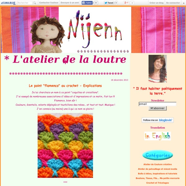 Le point "flamenco" au crochet - Explications - Nijenn