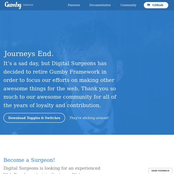 Gumby 960 Grid Responsive CSS Framework