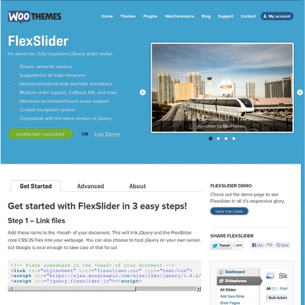 FlexSlider - The Best Responsive jQuery Slider