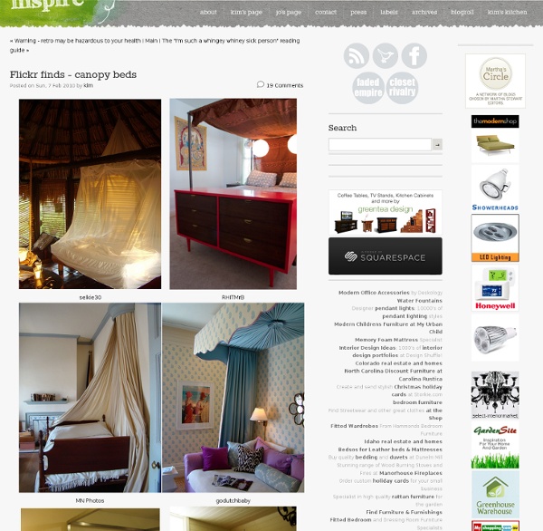 Flickr finds - canopy beds