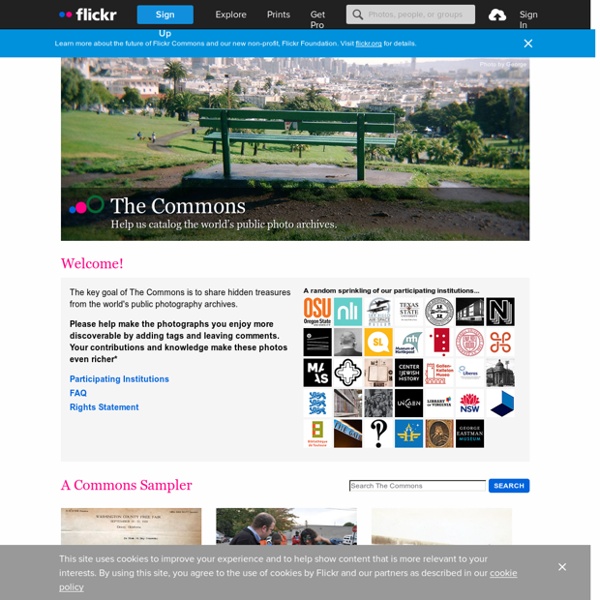 Flickr: The Commons