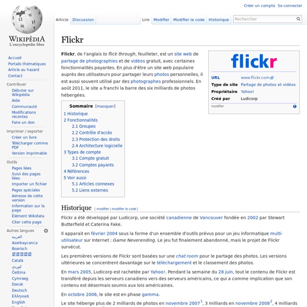 Flickr wikipédia