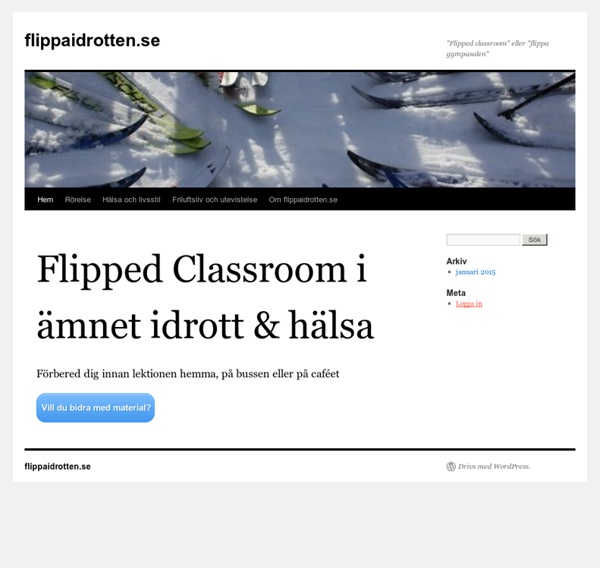 "Flipped classroom" eller "flippa gympasalen"