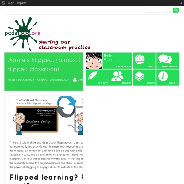 Jamie’s Flipped: (almost) a year with a flipped classroom