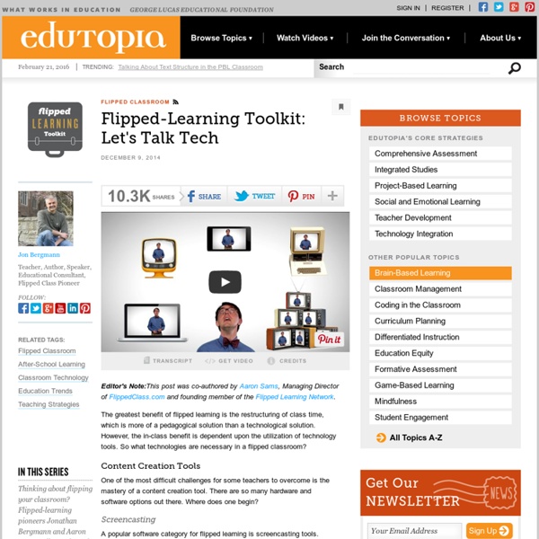 Flipped-Learning Toolkit: Let's Talk Tech