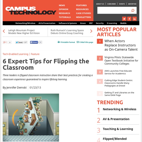 6 Expert Tips for Flipping the Classroom