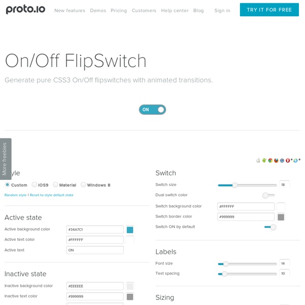 On/Off Flipswitch Generator