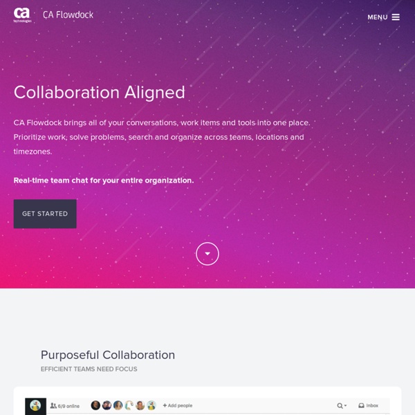 Flowdock: Group chat for teams. Integrates with GitHub, Jira, Trello.