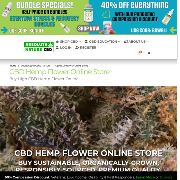CBD Hemp Flower Online Store » Buy Premium Indoor Hemp Flowers