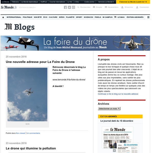 Un site utilisant Les blogs Le Monde.fr