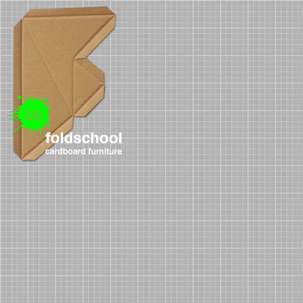 Foldschool - cardboard furniture