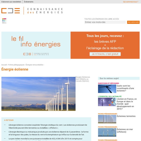 Energie éolienne : fonctionnement, avantages, chiffres clés