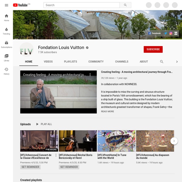 Fondation Louis Vuitton : des vidéos de concerts en ligne