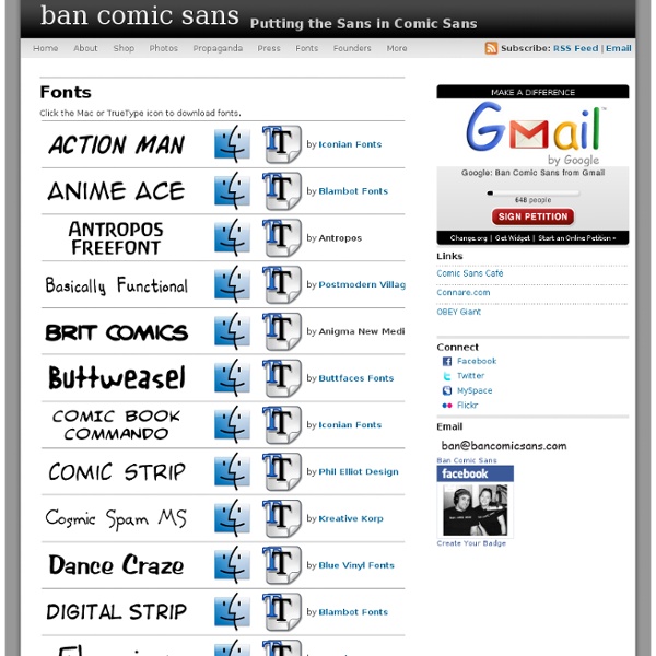 Ban comic sans » Fonts