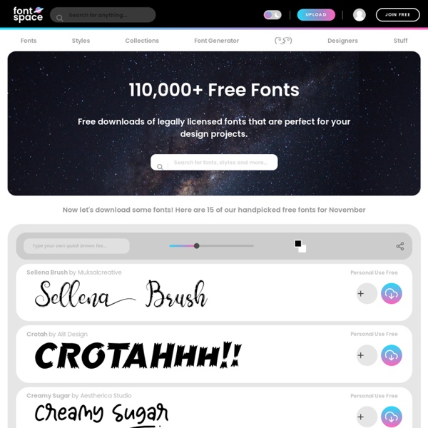 23,334 free fonts for Windows and Mac - FontSpace