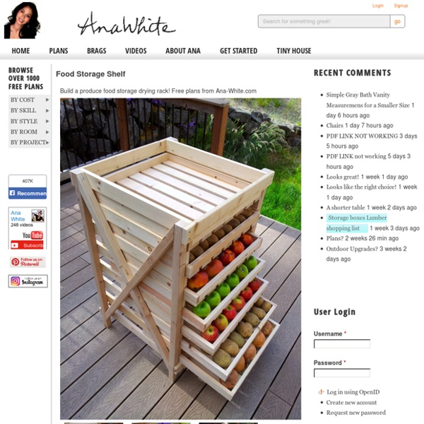 Free and Easy DIY Project and Furniture Plans