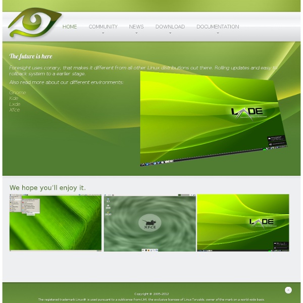 Foresight Linux