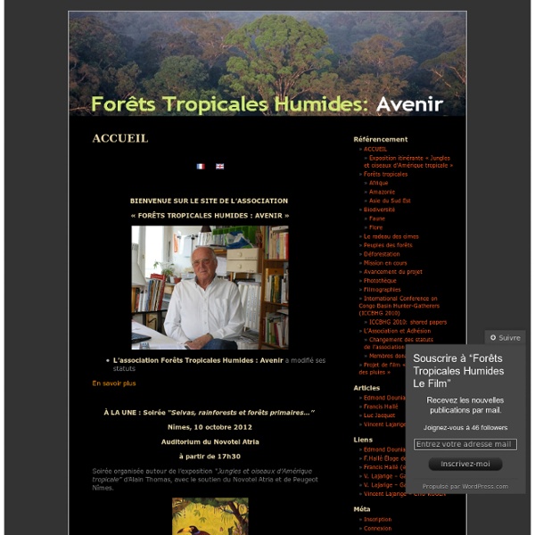 Forêts Tropicales Humides Le Film