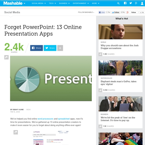Forget PowerPoint: 13 Online Presentation Apps