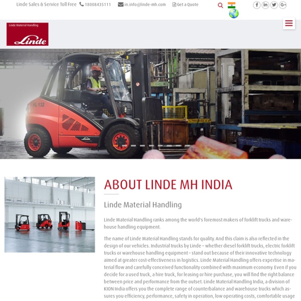 Linde Material Handling and Warehouse Handling %