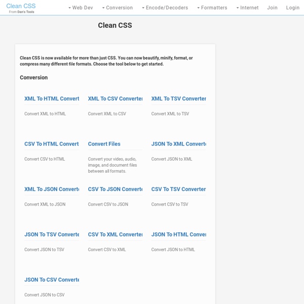 Format and Minify Your Code Online