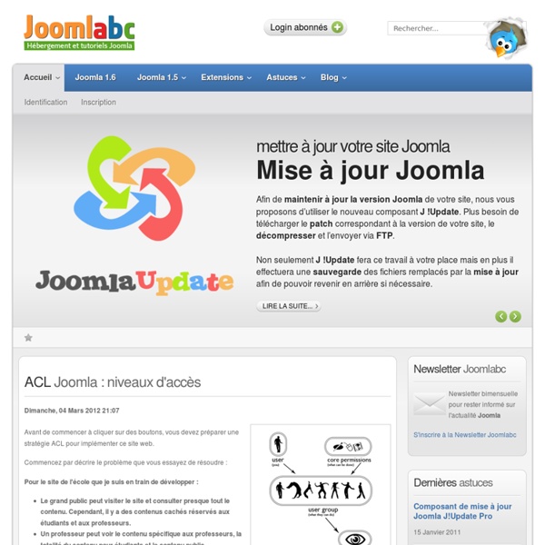 H?bergement Joomla, formation Joomla, support Joomla et tutoriels vid?os Joomla - Tutoriels vid?os, News, Astuces Joomla