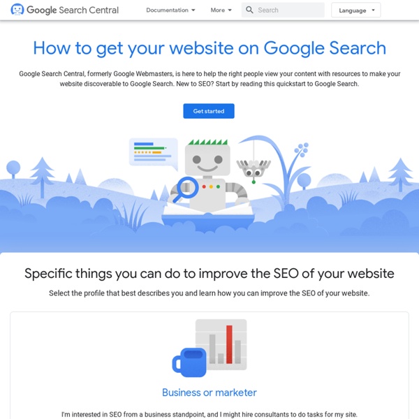 Webmaster Tools: Improve your site&#039;s visibility in Google Search