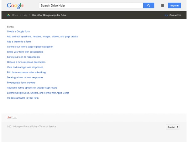 Google Web Forms