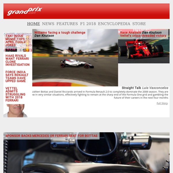 Latest Formula 1 News - Grandprix.com