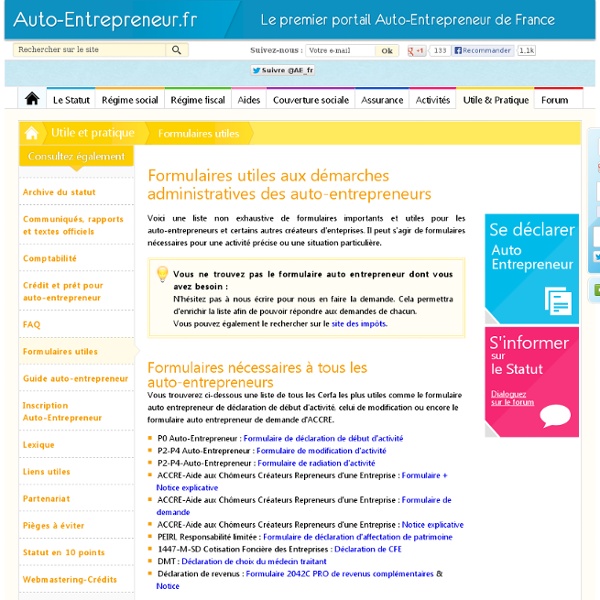 Kit de l'Auto-entrepreneur