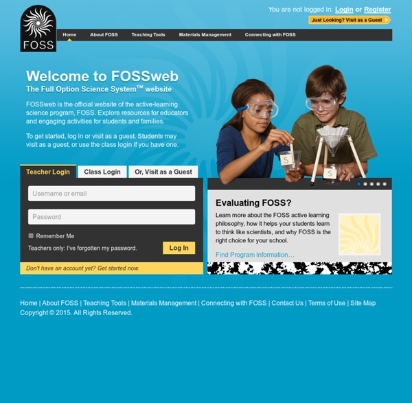 Welcome to FOSSweb!