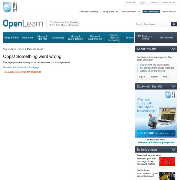 BBC/OU Open2.net - Alternative Therapies