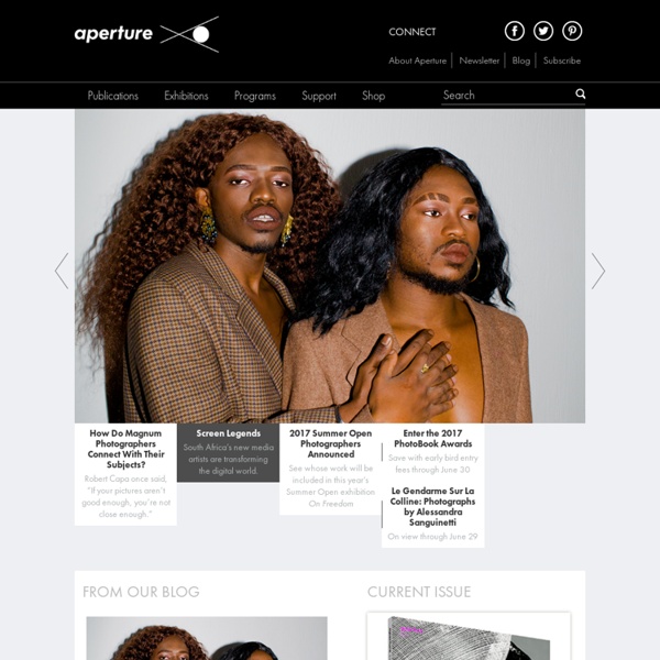 Aperture Foundation - Photography Publisher and Center for the Photography Community