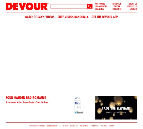 Four-Handed Bad Romance on Devour