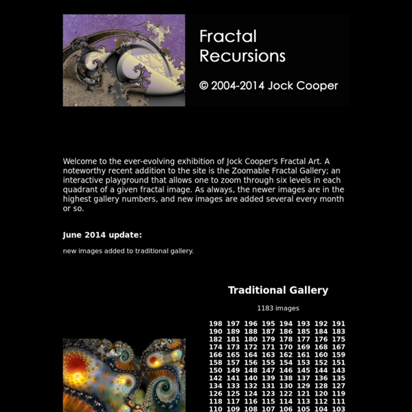 Fractals - Fractal Recursions