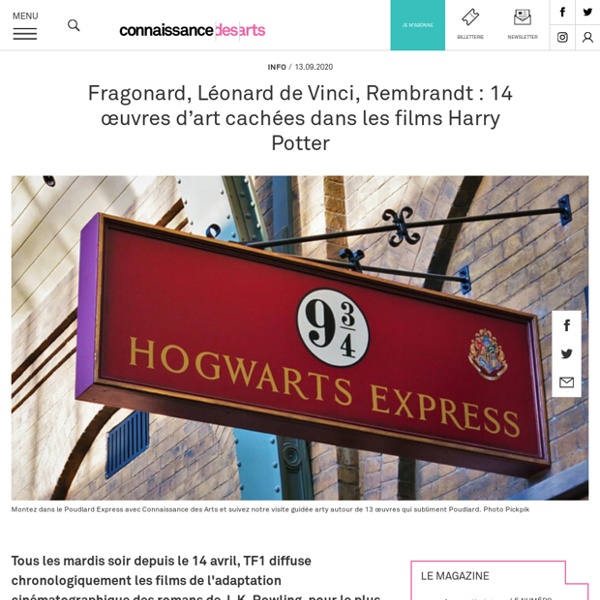 13 œuvres d'art cachées dans les films Harry Potter