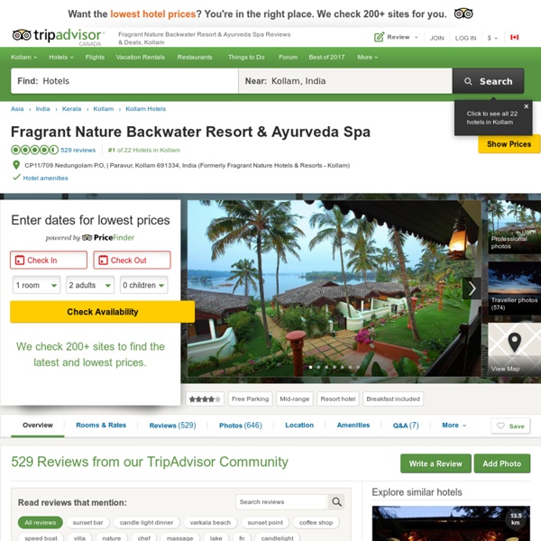 Fragrant Nature Backwater Resort & Ayurveda Spa (Kollam, India) - UPDATED 2016 Reviews - TripAdvisor